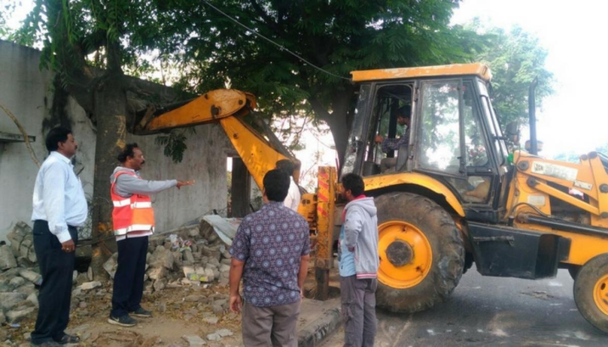 Road widening works begin at VST Junction